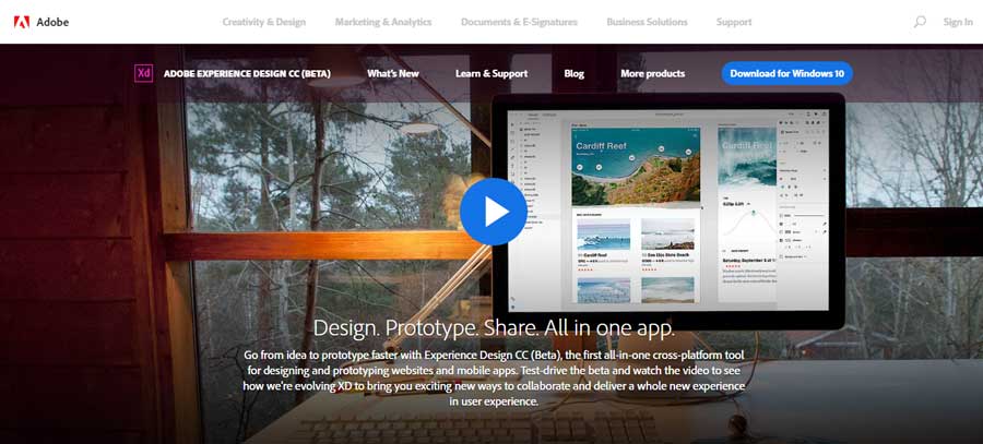 Adobe Experience Design XD