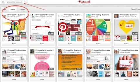 Pinterest example